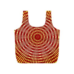 Pattern Background Structure Full Print Recycle Bag (S)