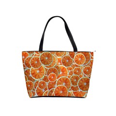 Oranges Background Texture Pattern Classic Shoulder Handbag