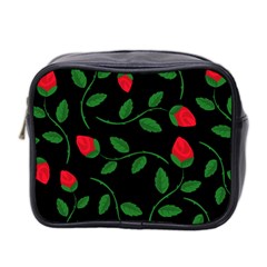 Roses Flowers Spring Flower Nature Mini Toiletries Bag (two Sides)