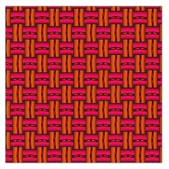 Pattern Red Background Structure Large Satin Scarf (square) by Bajindul