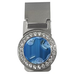 Time Clock Watch Hours Money Clips (cz) 