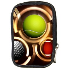 Sport Ball Tennis Golf Football Compact Camera Leather Case by Bajindul