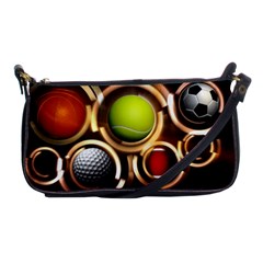 Sport Ball Tennis Golf Football Shoulder Clutch Bag by Bajindul