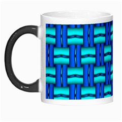 Pattern Graphic Background Image Blue Morph Mugs by Bajindul