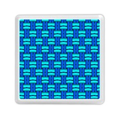 Pattern Graphic Background Image Blue Memory Card Reader (square) by Bajindul