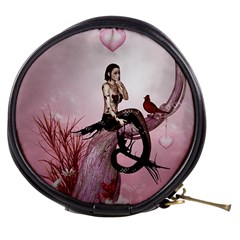 Wonderful Dark Mermaid Sitting On A Tree Mini Makeup Bag by FantasyWorld7