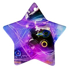 Ski Boot Ski Boots Skiing Activity Star Ornament (Two Sides)