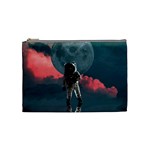 Astronaut Moon Space Planet Cosmetic Bag (Medium) Front
