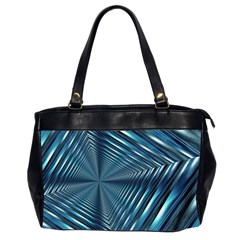 Form Pattern Tunnel Design Oversize Office Handbag (2 Sides) by Pakrebo