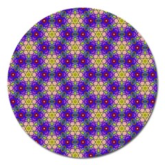 Background Wallpaper Pattern Magnet 5  (round) by Pakrebo