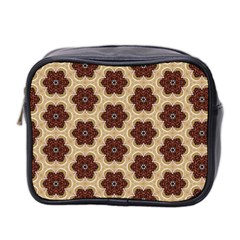 Pattern Sequence Motif Design Plan Mini Toiletries Bag (two Sides) by Pakrebo