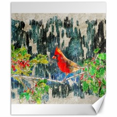 Texture Art Decoration Abstract Bird Nature Canvas 8  X 10  by Pakrebo