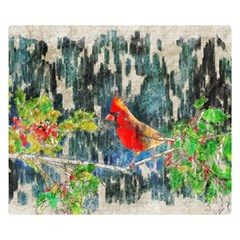 Texture Art Decoration Abstract Bird Nature Double Sided Flano Blanket (small)  by Pakrebo