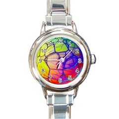 Isolated Transparent Sphere Round Italian Charm Watch by Pakrebo