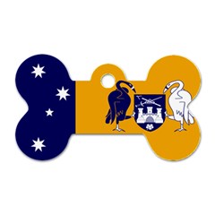 Flag Of Australian Capital Territory Dog Tag Bone (one Side) by abbeyz71