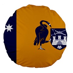 Flag Of Australian Capital Territory Large 18  Premium Flano Round Cushions by abbeyz71