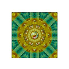 Mandala In Peace And Feathers Satin Bandana Scarf by pepitasart