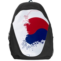 Flag Map Of South Korea Backpack Bag by abbeyz71