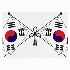 Emblem Of Provisional Government Of Republic Of Korea, 1919-1948 Large Glasses Cloth (2 Sides) by abbeyz71