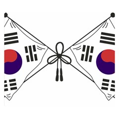 Emblem Of Provisional Government Of Republic Of Korea, 1919-1948 Double Sided Flano Blanket (small)  by abbeyz71