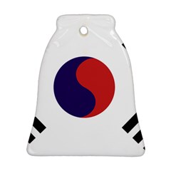 Flag Of Provisional Government Of Republic Of Korea, 1919-1948 Bell Ornament (two Sides) by abbeyz71