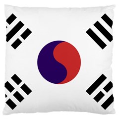 Flag Of Provisional Government Of Republic Of Korea, 1919-1948 Large Flano Cushion Case (two Sides) by abbeyz71