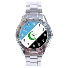 Flag Of Shabak People Stainless Steel Analogue Watch by abbeyz71