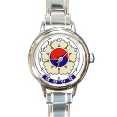 Emblem Of South Korea, 1963-1997 Round Italian Charm Watch by abbeyz71