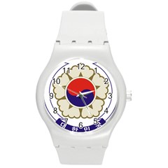 Emblem Of South Korea, 1963-1997 Round Plastic Sport Watch (m) by abbeyz71