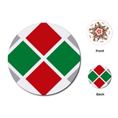 Logo Of United Patriots Electoral Alliance In Bulgaria Playing Cards (round) by abbeyz71