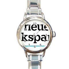 Logo Of Austrian People s Party Round Italian Charm Watch by abbeyz71