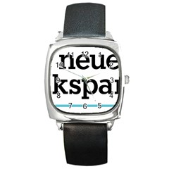 Logo Of Austrian People s Party Square Metal Watch by abbeyz71