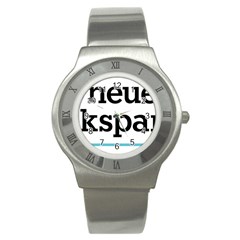 Logo Of Austrian People s Party Stainless Steel Watch by abbeyz71