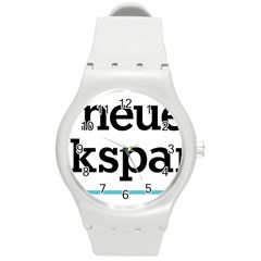 Logo Of Austrian People s Party Round Plastic Sport Watch (m) by abbeyz71