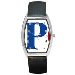 Logo Of Freedom Party Of Austria Barrel Style Metal Watch by abbeyz71