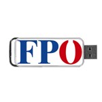 Logo of Freedom Party of Austria Portable USB Flash (One Side) Front