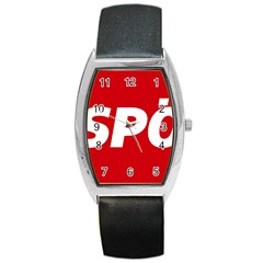 Logo Of Social Democratic Party Of Austria Barrel Style Metal Watch by abbeyz71