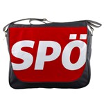 Logo of Social Democratic Party of Austria Messenger Bag Front