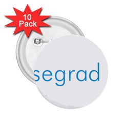 Logo Of Visegrád Group 2 25  Buttons (10 Pack)  by abbeyz71