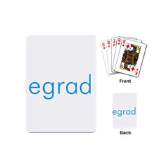 Logo Of Visegrád Group Playing Cards (mini) by abbeyz71