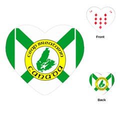 Flag Of Cape Breton Playing Cards (heart) by abbeyz71