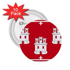 Flag Of Aberdeen 2 25  Buttons (10 Pack) 