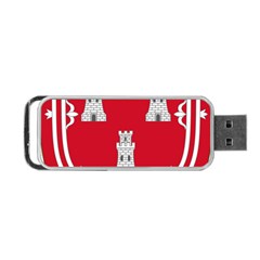 Shield Of The Arms Of Aberdeen Portable Usb Flash (one Side)