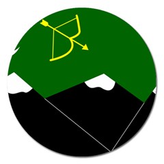 Flag Of Hunza  Magnet 5  (round) by abbeyz71