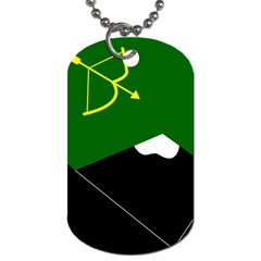 Flag Of Hunza  Dog Tag (one Side) by abbeyz71