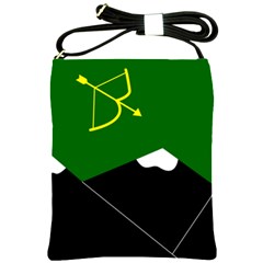 Flag Of Hunza  Shoulder Sling Bag by abbeyz71