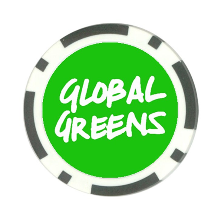 Logo of Global Greens  Poker Chip Card Guard