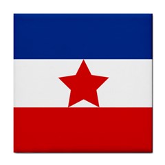 Flag Of Yugoslav Partisans Tile Coasters by abbeyz71