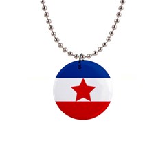 Flag Of Yugoslavia, 1941-1946 1  Button Necklace by abbeyz71