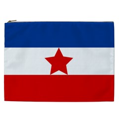 Flag Of Yugoslavia, 1941-1946 Cosmetic Bag (xxl) by abbeyz71